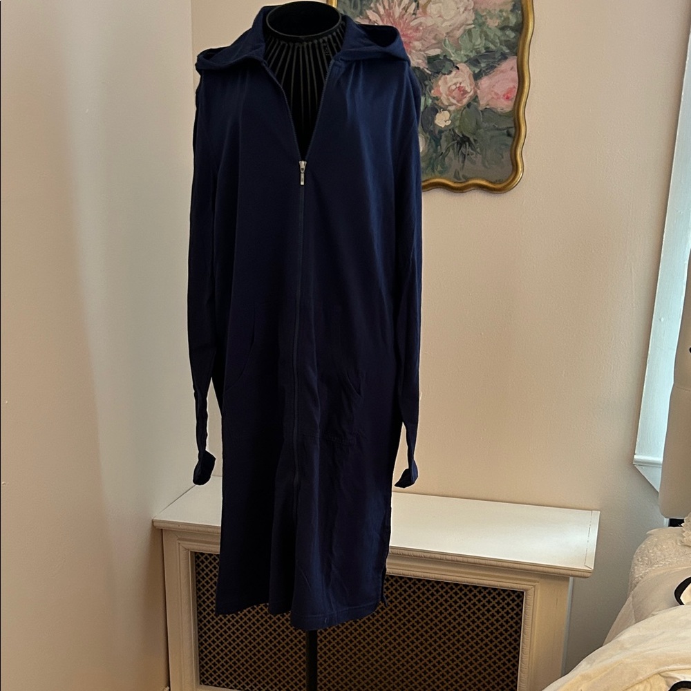 Lands' End Navy Swim Coverup